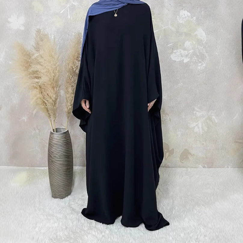 Robe Loose Solid Color Women Dress