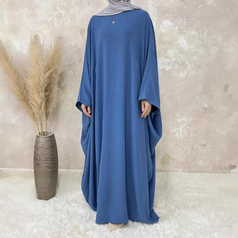Robe Loose Solid Color Women Dress