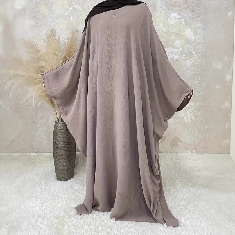 Robe Loose Solid Color Women Dress