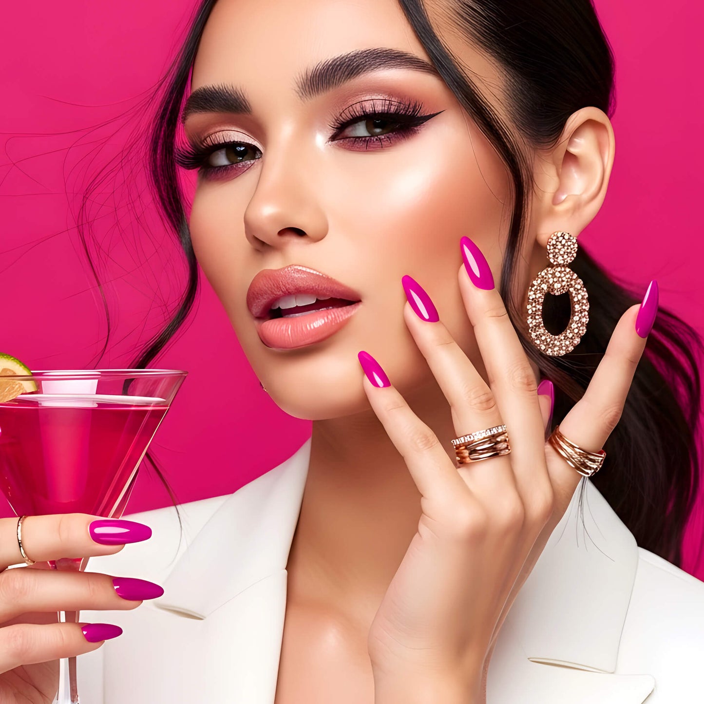 Gel Nail Polish 4ml - DN019 - Magenta